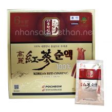Nước hồng sâm 100% Pochon 80mlx 30 gói Hàn Quốc