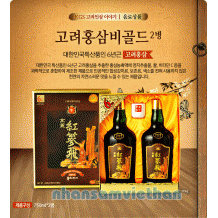 Nước hồng sâm Hàn Quốc 6 tuổi KGS 750ml x 2 chai