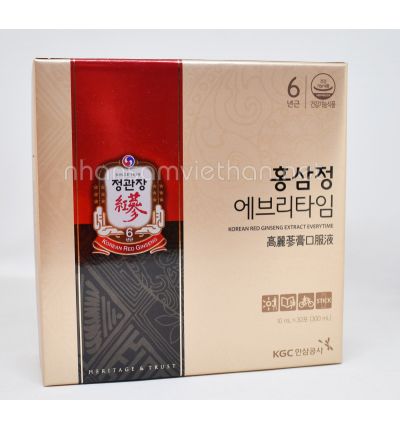 Chiết xuất cao hồng sâm dạng gói Chính Phủ Hàn Quốc 30 gói - KGC